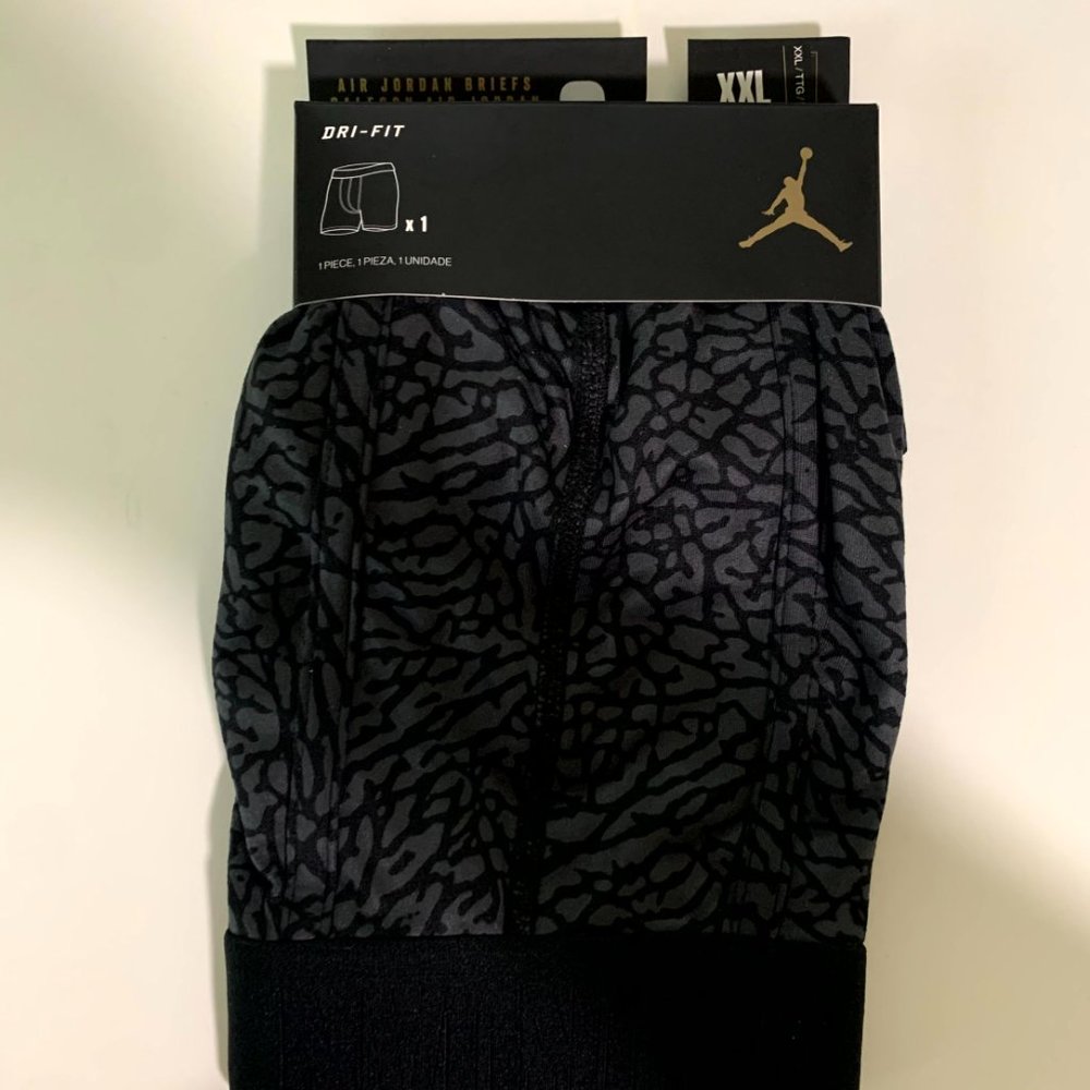 NWT Air Jordan Briefs- Dark Gray Helix